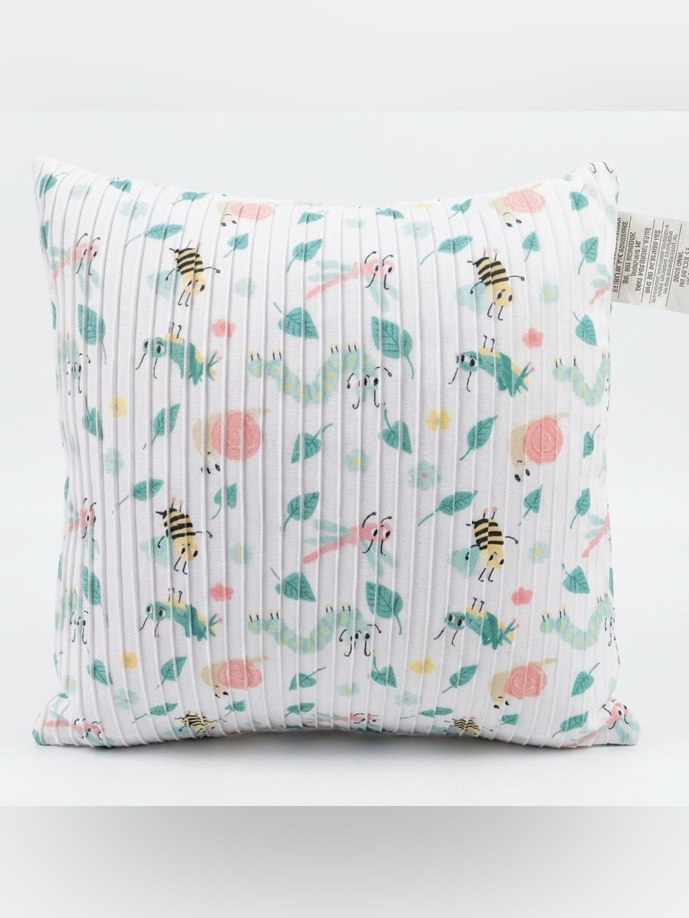 🐝 Quilted Bee Garden Throw Pillow New Unused Whimsical Cottagecore